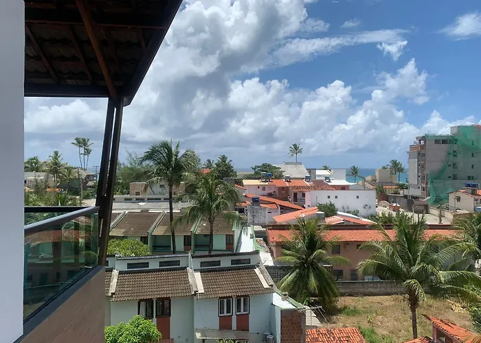 Apto com vista para o mar, Rooftop com piscina&sauna em