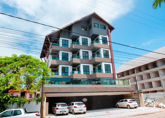 Apto com vista para o mar, Rooftop com piscina&sauna em